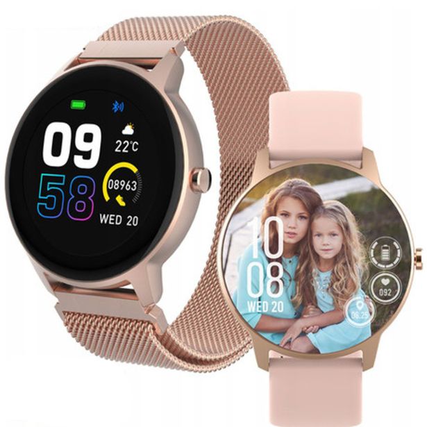 PAMETNA URA FOREVER FOREVIVE 2 SLIM SB-325 ROZA ZLATA