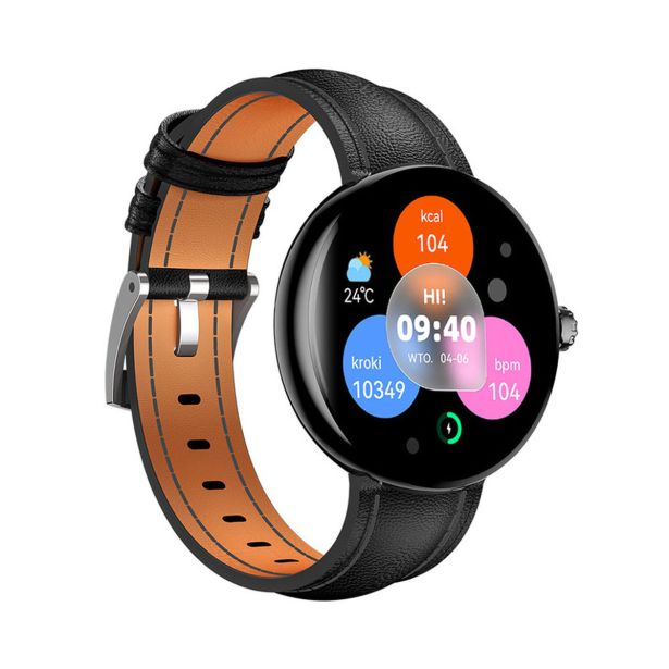 PAMETNA URA FOREVER FOREVIVE 5 SB-365 1.3" AMOLED ZASLON ČRNA