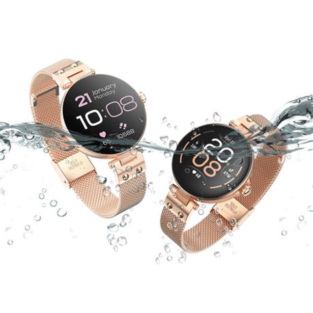 PAMETNA URA FOREVER FOREVIVE PETITE SB-305 ROZA ZLATA