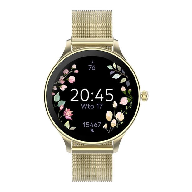 PAMETNA URA FOREVER VELORA SB-306 AMOLED ZASLON ZLATA