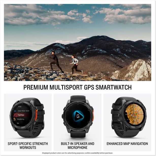 PAMETNA URA GARMIN FENIX 8 51MM AMOLED GLASS