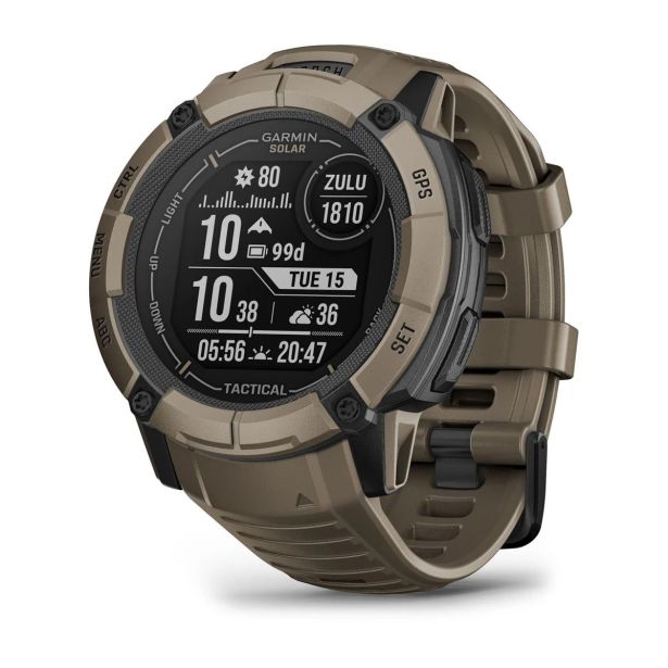 PAMETNA URA GARMIN INSTINCT 2X SOLAR TACTIC COYOTE TAN