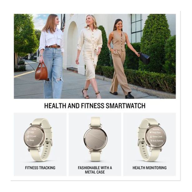 PAMETNA URA GARMIN LILY 2 CREAM GOLD/ COCONUT, SILICONE