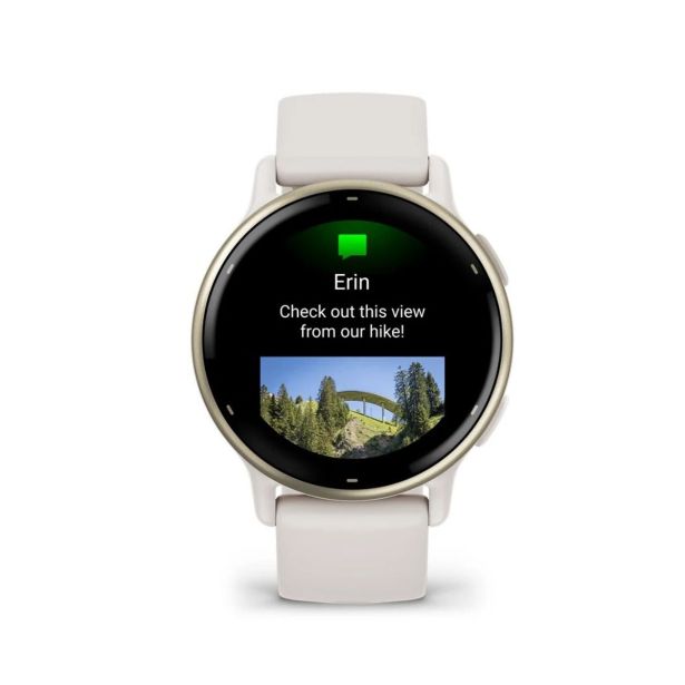 PAMETNA URA GARMIN VIVOACTIVE 5 IVORY/CREAM GOLD