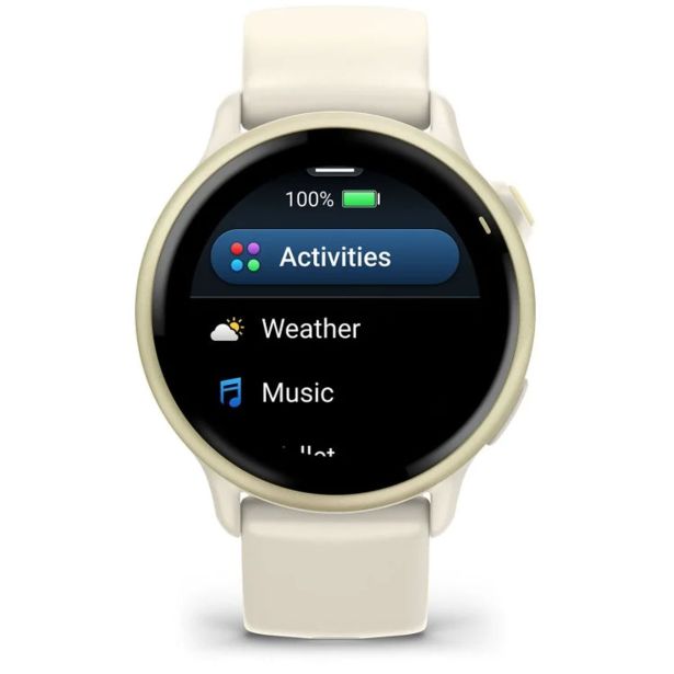 PAMETNA URA GARMIN VIVOACTIVE 6 BONE/LUNAR GOLD