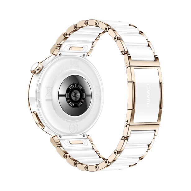 PAMETNA URA HUAWEI WATCH GT 5 PRO 42MM CERAMIC WHITE BELA/ZLATA