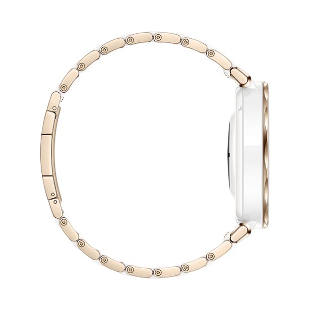 PAMETNA URA HUAWEI WATCH GT 5 PRO 42MM CERAMIC WHITE BELA/ZLATA