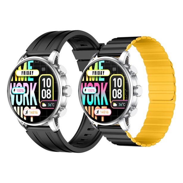 PAMETNA URA KIESLECT KR2 ČRNO SREBRNA