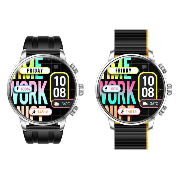 PAMETNA URA KIESLECT KR2 ČRNO SREBRNA