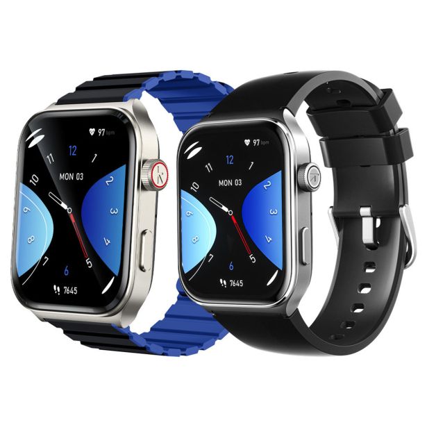 PAMETNA URA KIESLECT KS2 ČRNO SREBRNA