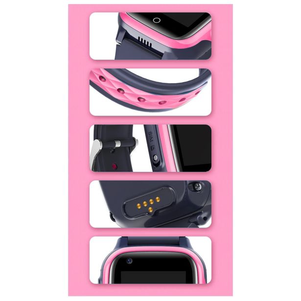 PAMETNA URA MOYE BAMBINO 4G ČRNO ROZA