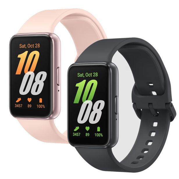 PAMETNA URA SAMSUNG GALAXY FIT3 SIVA+ZLATA KOMPLET DVEH UR