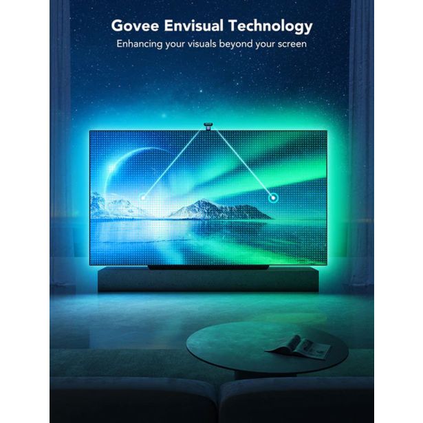 PAMETNI LED TRAK GOVEE ENVISUAL TV OSVETLITEV OZADJA 2 KAMERI