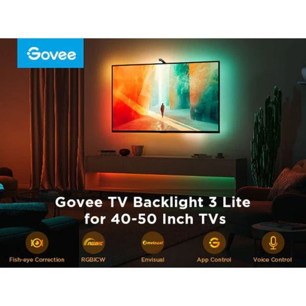 PAMETNI LED TRAK GOVEE TV OSVETLITEV OZADJA 3 LITE 40-50
