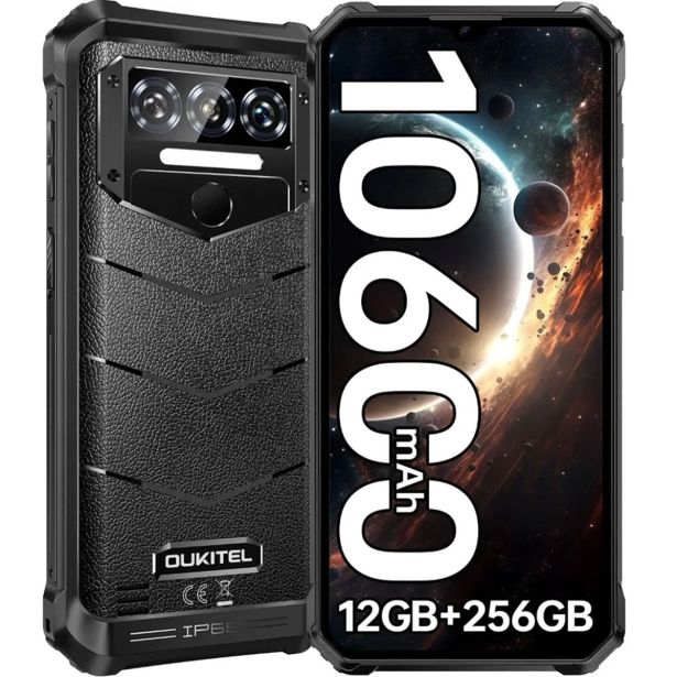 PAMETNI MOBILNI TELEFON OUKITEL WP38 12/256 GB ČRNA