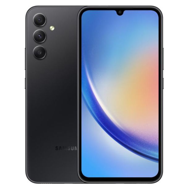 PAMETNI MOBILNI TELEFON SAMSUNG A34 5G 128GB ČRNA DODATNA POLNILNA BATERIJA