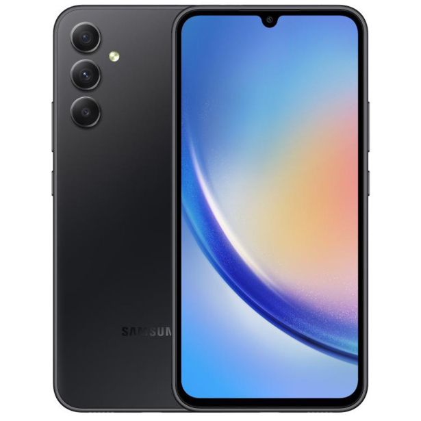 PAMETNI MOBILNI TELEFON SAMSUNG A34 5G 256GB ČRNA DODATNA POLNILNA BATERIJA