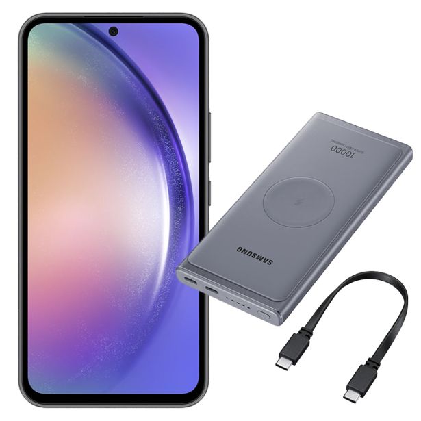 PAMETNI MOBILNI TELEFON SAMSUNG A54 5G 256GB ČRNA DODATNA POLNILNA BATERIJA