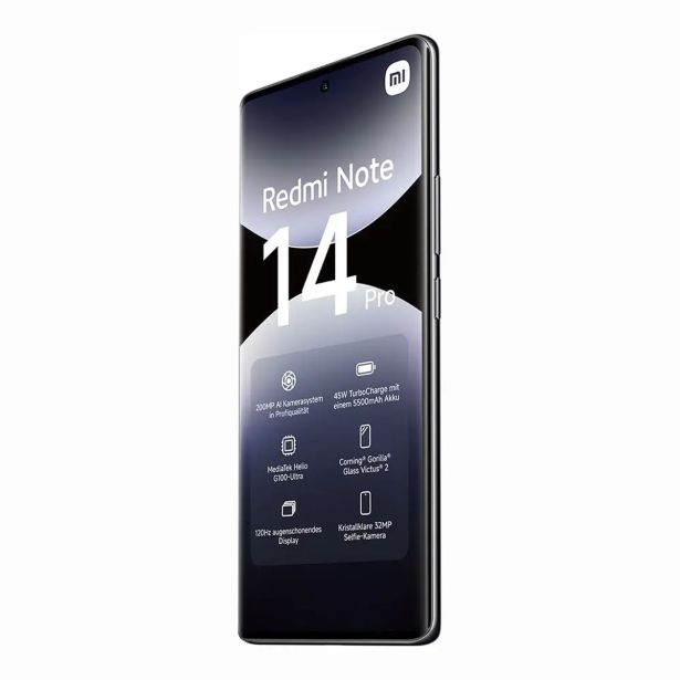 PAMETNI MOBILNI TELEFON XIAOMI REDMI NOTE 14 PRO 8/256GB ČRN