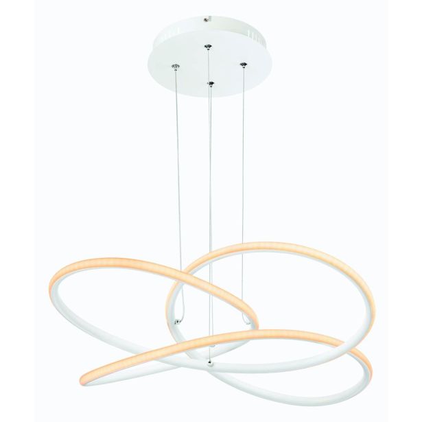 VISEČA SVETILKA PANDA 30W, BELA