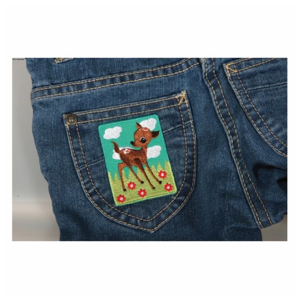 PAPIR, FILC, PENA, KREP RAYHER MOTIV ZA TEKSTIL, BAMBI 5.5X6X5CM