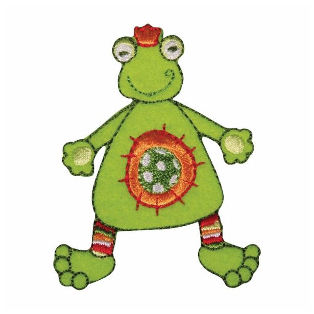 PAPIR, FILC, PENA, KREP RAYHER MOTIV ZA TEKSTIL, ŽABA 5.5X6X5CM