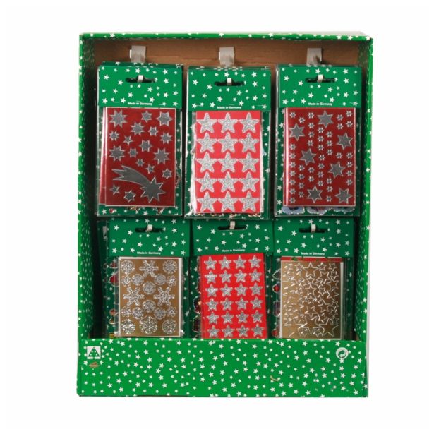 PAPIRNATA DEKORACIJA R+W NALEPKE 8X10 SORTIRANO