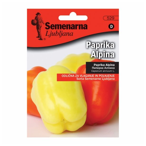 PLODOVKA SEMENARNA PAPRIKA ALPINA V MALI VREČICI 529