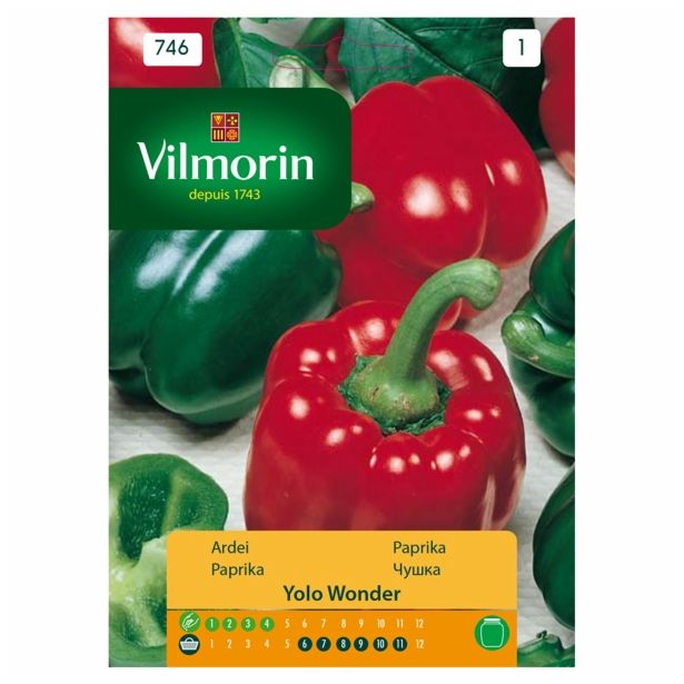 PLODOVKA VILMORIN PAPRIKA YOLO WONDER