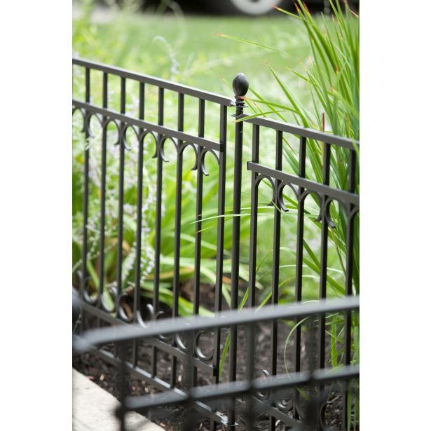 VRTNA OGRAJA PARK LANE 76 V X 91 Š ČRNA