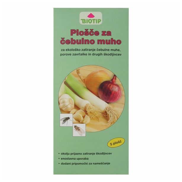 PAST ZA INSEKTE BIOTIP PLOŠČE ZA ČEBULNO MUHO 5 KOS