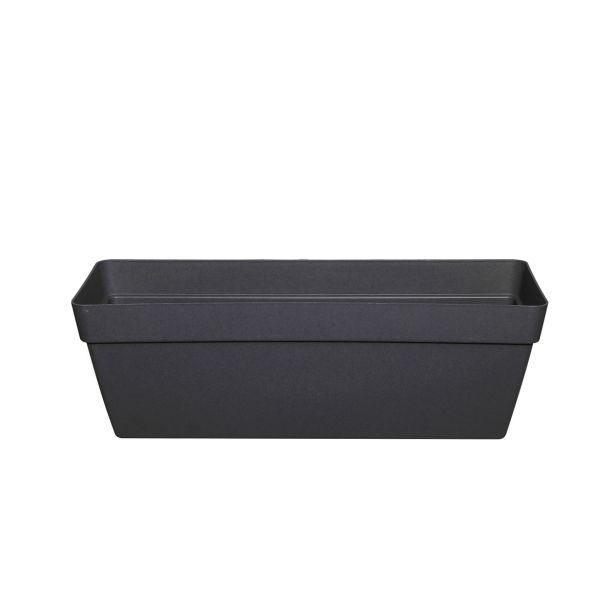 PE KORITO Z VODNO REZERVO BLUMAX MELROSE 50CM ANTRACIT