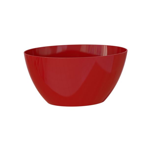 PE NOTRANJI LONEC BAHIA PLANT BOX DARK RED OVAL 22X13 CM