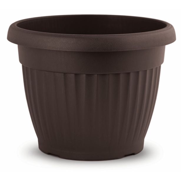 PE ZUNANJI LONEC BLUMAX MEDITERAN 40 CM 25L RJAVI