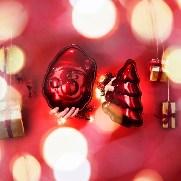 PEKAČ / MODEL ZA PEKO BERLINGER HAUS SET DVEH PEKAČEV BOŽIČEK IN JELKA