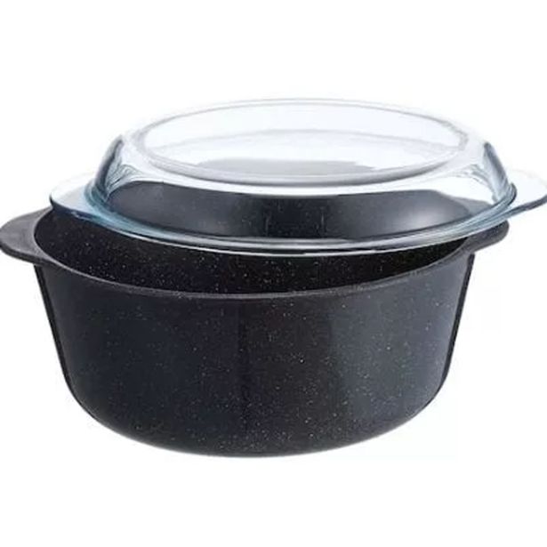 PEKAČ / MODEL ZA PEKO PASABACHE PEKAČ ČRN 27X24 CM BORCAM S POKROVOM NON STICK