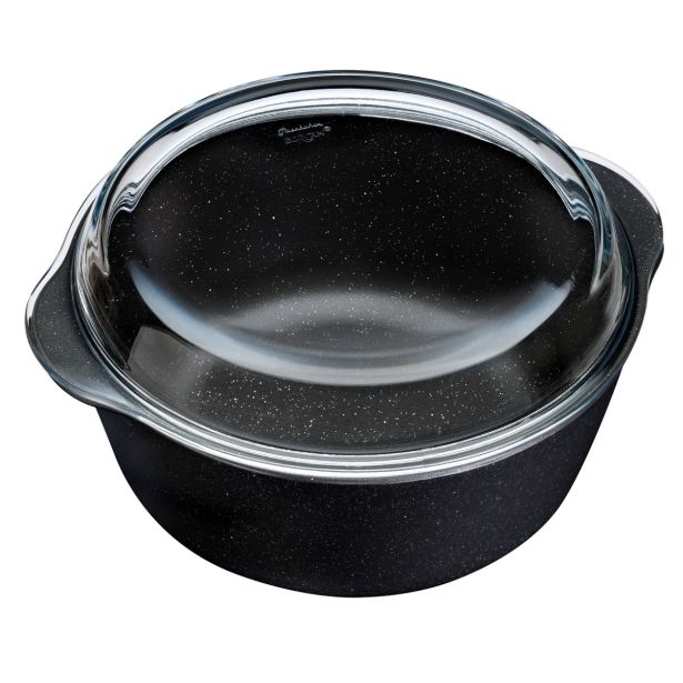 PEKAČ / MODEL ZA PEKO PASABACHE PEKAČ ČRN 27X24 CM BORCAM S POKROVOM NON STICK