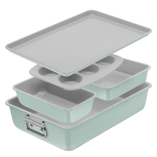 PEKAČ / MODEL ZA PEKO TEFAL 5-DELNI SET CERAMIK MINT