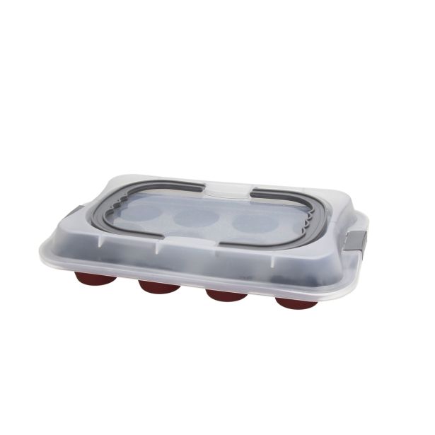 PEKAČ / MODEL ZA PEKO TOGNANA ZA MUFFINE 12 KOS, S POKROVOM SWEET CHERRY