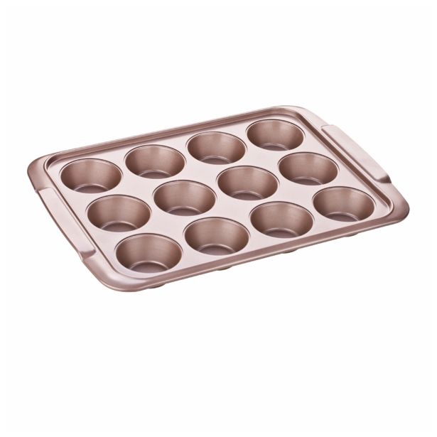 PEKAČ TESCOMA ZA 12 MUFFINOV 39X18 CM DELICIA GOLD