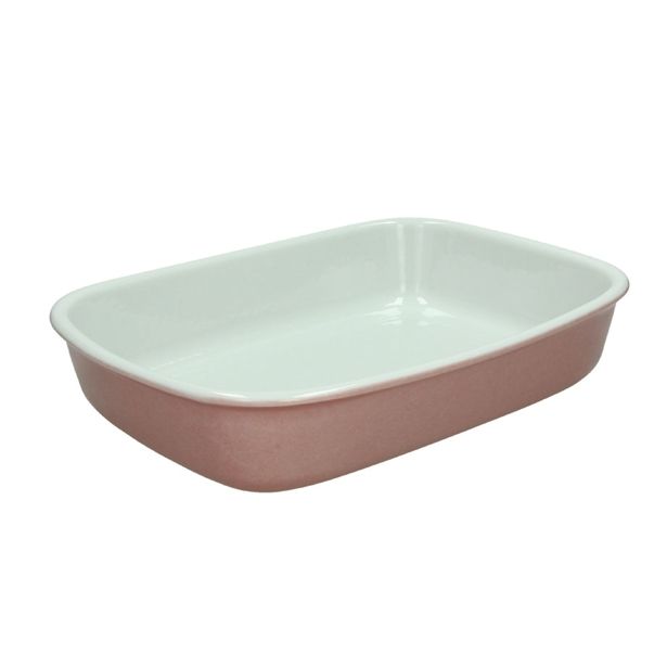 PEKAČ TOGNANA 32X24X7 CM CHARME ROZA BARVE