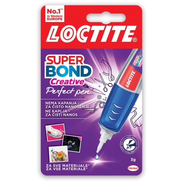 SEKUNDNO LEPILO HENKEL ACC LOCTITE SUPER BOND CREATIVE 3G - PERFECT PEN GEL