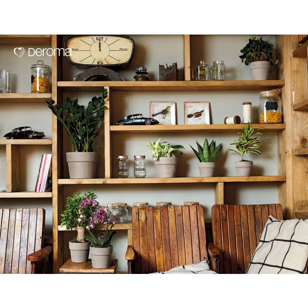 GLINENI ZUNANJI LONEC DEROMA CACHEPOT PERFETTO SIV 29 CM