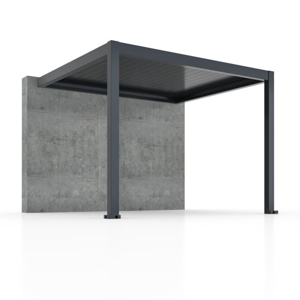 PERGOLA BELLANO BIOKLIMATSKA MOTORIZIRANA 3X3 M -PRITRJENA V STENO