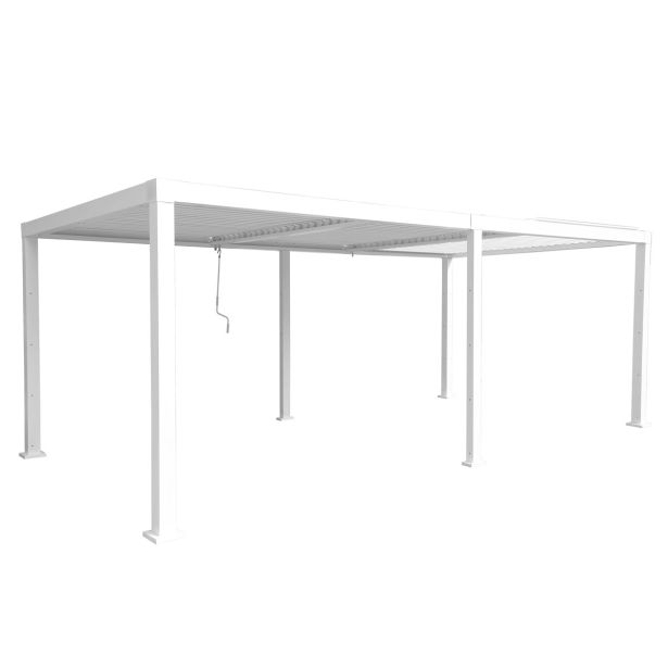 PERGOLA CLIMA BIOKLIMATSKA POLNA ALU 313X614 BELA