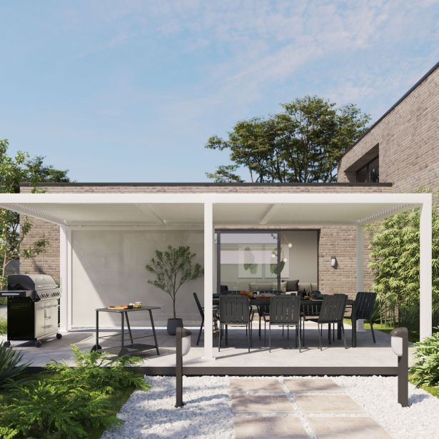 PERGOLA CLIMA BIOKLIMATSKA POLNA ALU 313X614 BELA