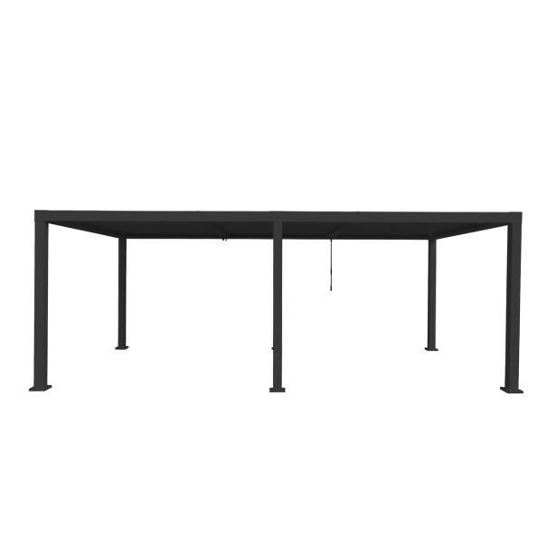 PERGOLA CLIMA BIOKLIMATSKA POLNA ALU 313X614 TEMNO SIVA