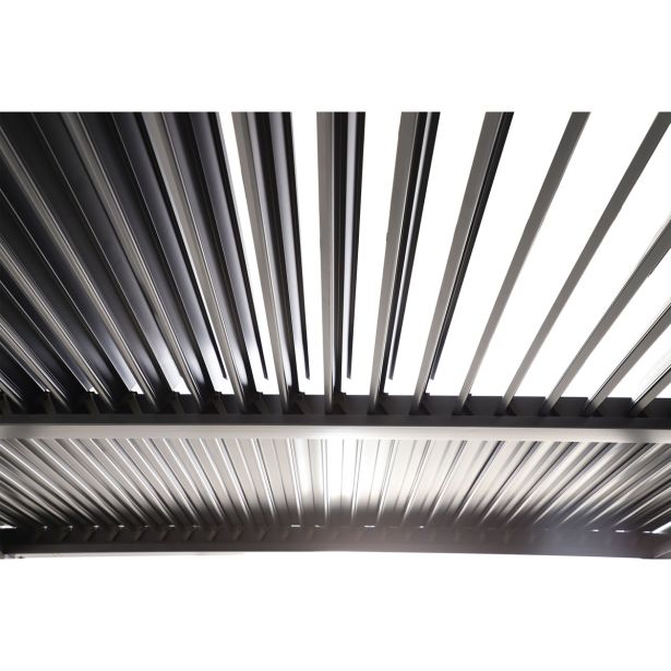 PERGOLA NATERIAL CLIMA BIOKLIMATSKA ALU 313X358 TEMNO SIVA