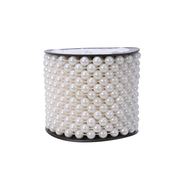 PERLE DECORIS BELE BARVE 100 M