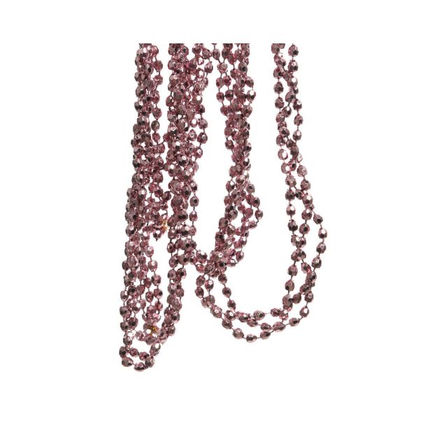 PERLE, ROZA BARVE, DOLŽINE 270 CM